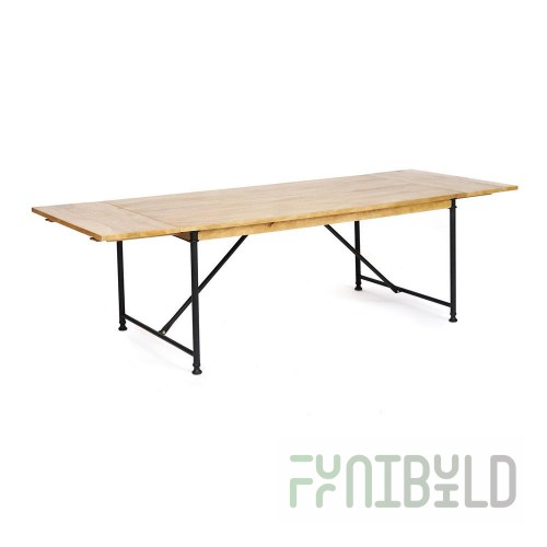 Dining table, extendable, Academy, natural