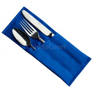 Envelope for 3 devices Zhuravinka, satin stitch cornflower blue