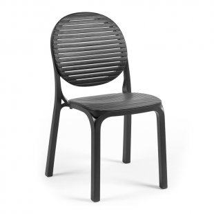 Plastic chair Dalia, anthracite