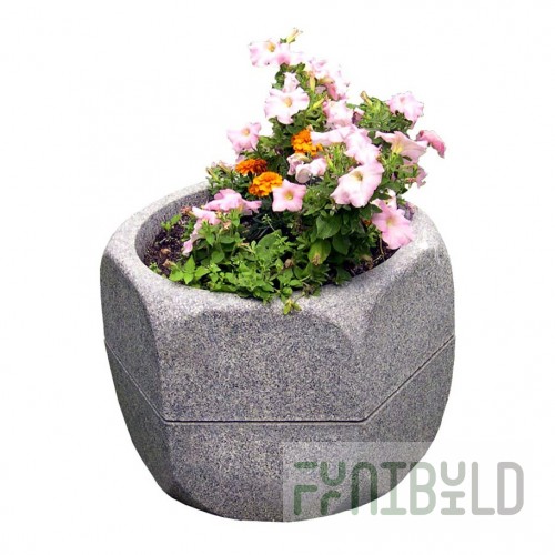 Concrete flowerpot C-11