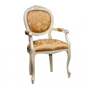 Provence-3 chair with armrests