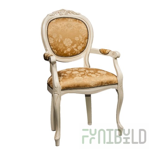 Provence-3 chair with armrests