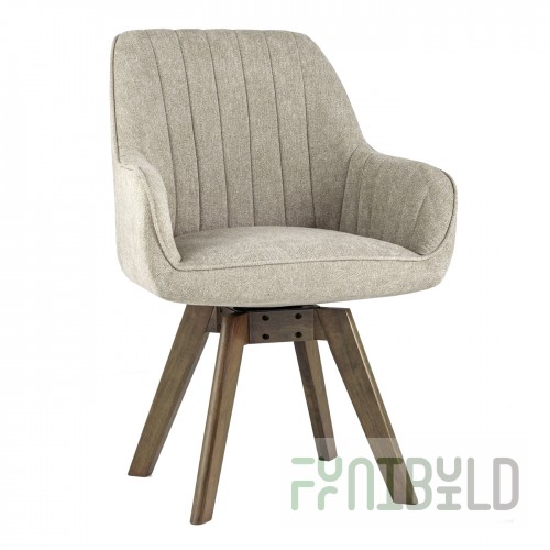 MANS latte swivel chair