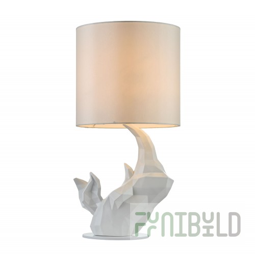 Table lamp Nashorn white