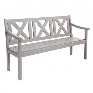 Three-seater bench Copenhagen painted