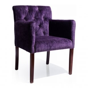 Dandy armchair with English upholstery