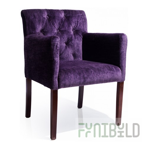 Dandy armchair with English upholstery