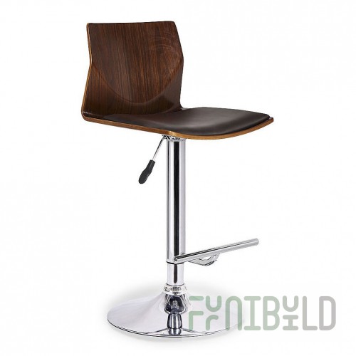 Bar stool Batken black adjustable