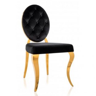 Odda chair black/gold