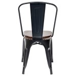 Chair Tolix Soft black matte