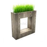 Planter partition Concept wood