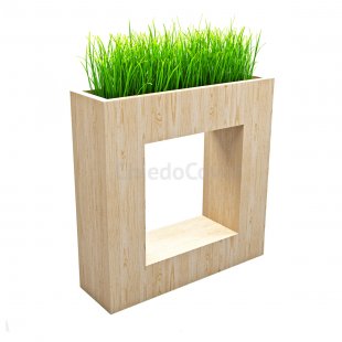 Planter partition Concept wood