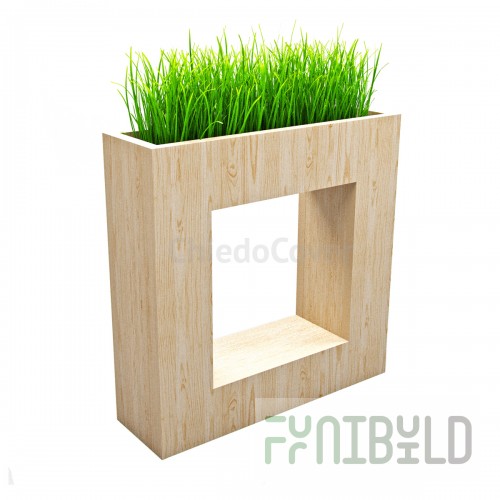 Planter partition Concept wood