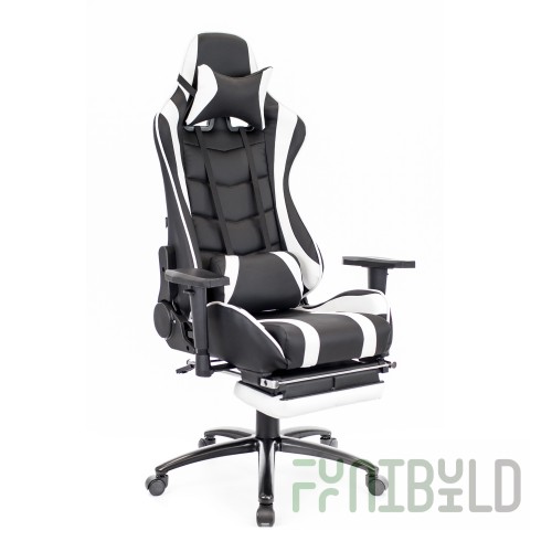 Computer chair Lotus S1 eco-leather white