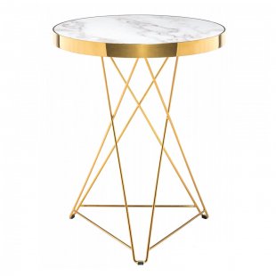 Table Milena gold/ white