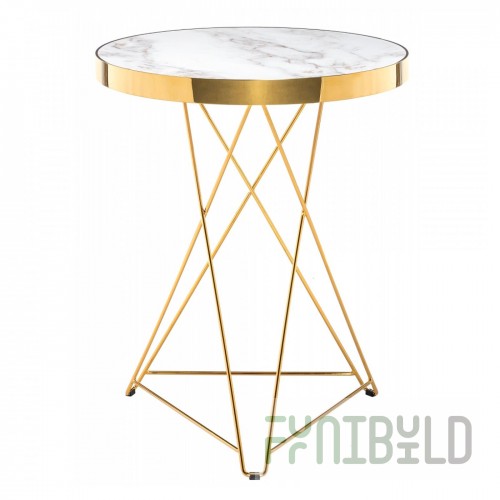 Table Milena gold/ white
