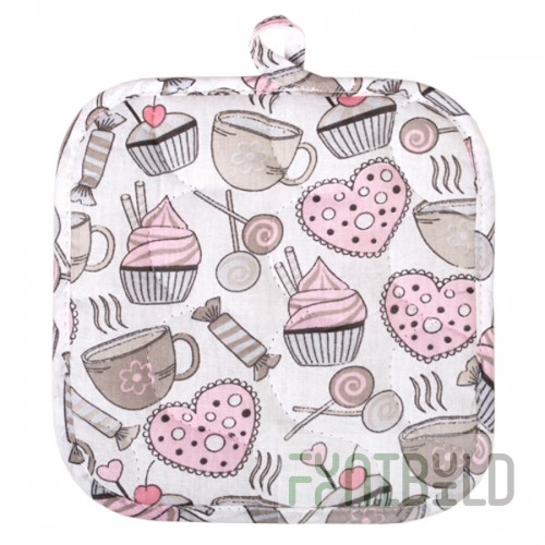 Potholder square French dessert