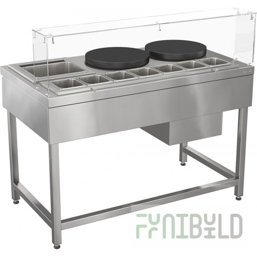 Pancake station ATESY Lakomka BS-2.400-1350.750-02