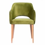 Chair Rose, olive, legs - varnish Chair Rose, olive, legs - varnish