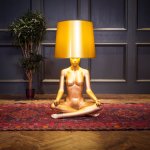 Yoga Floor Lamp Mannequin