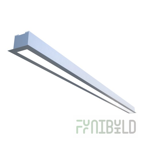 Recessed linear light Box