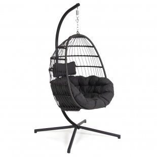 Hanging chair Lora Loft made of artificial rattan