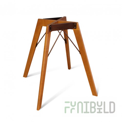 Cover table base light walnut