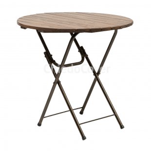 Table Leader 4, outdoor, made of slats