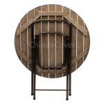 Table Leader 4, outdoor, made of slats