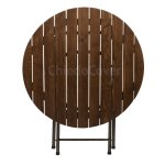 Table Leader 4, outdoor, made of slats