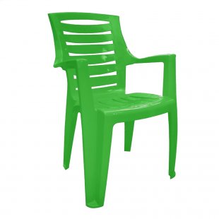 Plastic chair Rex, green