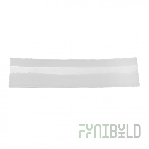 Narrow rectangular dish 380x100 in Royal White 4, 24