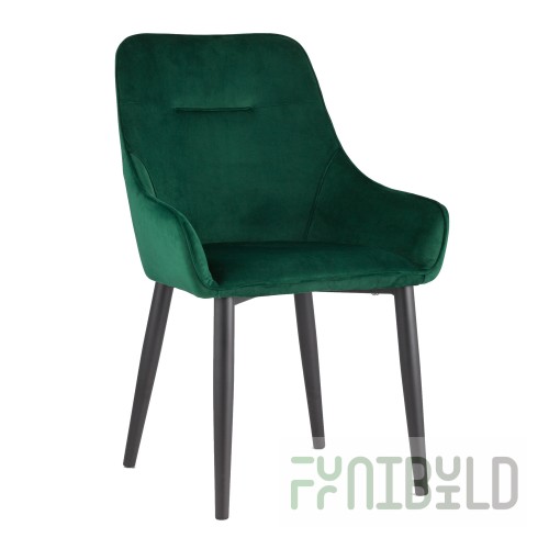 Chair Diana, emerald velvet