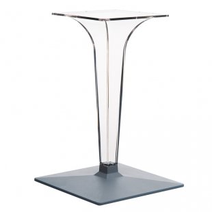 Transparent table base Ice