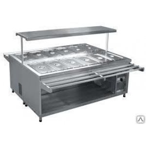 SALAD BAR PVV(N)-140SM-02 (12 GN 1/1, 2120 in, ALL STAINLESS STEEL)