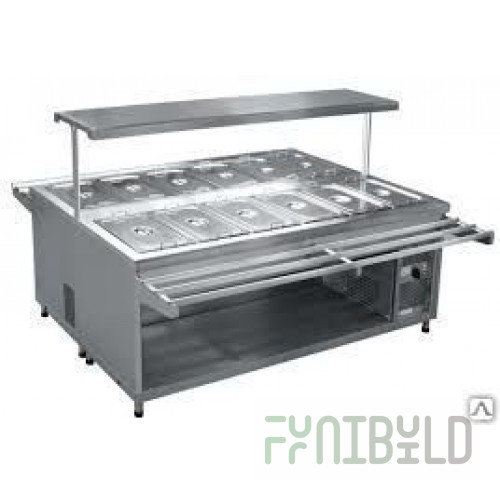 SALAD BAR PVV(N)-140SM-02 (12 GN 1/1, 2120 in, ALL STAINLESS STEEL)