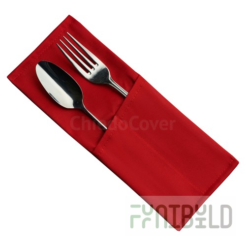 Envelope for 2 devices Zhuravinka, satin stitch red