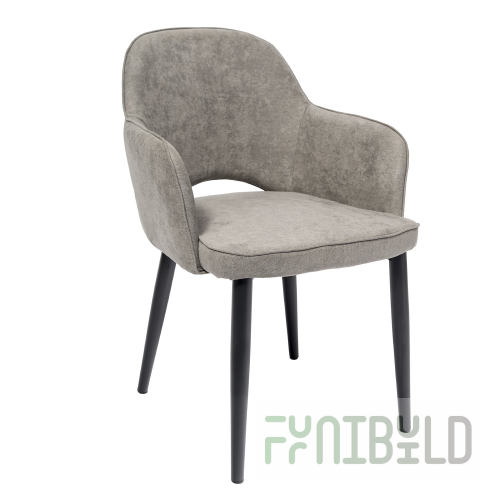Chair Venus, microfiber color steel