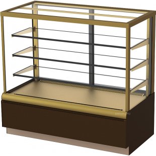 Showcase confectionery KAYMAN K-VK-900 quadro bronze