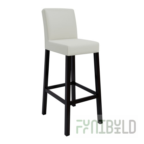 Bar stool 01, white