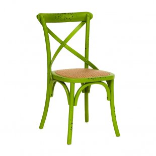 Chair Crossback green patina