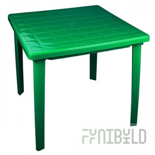 Square table Ostby green