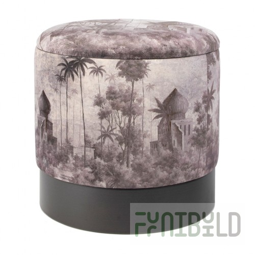 Pouf with lid Rayton