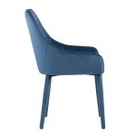 Chair Diana blue-green velour legs Chair Diana blue-green velour legs
