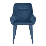 Chair Diana blue-green velour legs Chair Diana blue-green velour legs