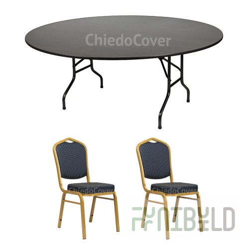 Dining group table Leader 3, 2 chairs Hit 25mm