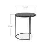 Madison Table x3, White Top, Gold Frame
