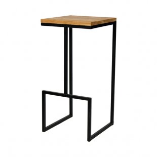 Loft-12 H bar stool with footrest