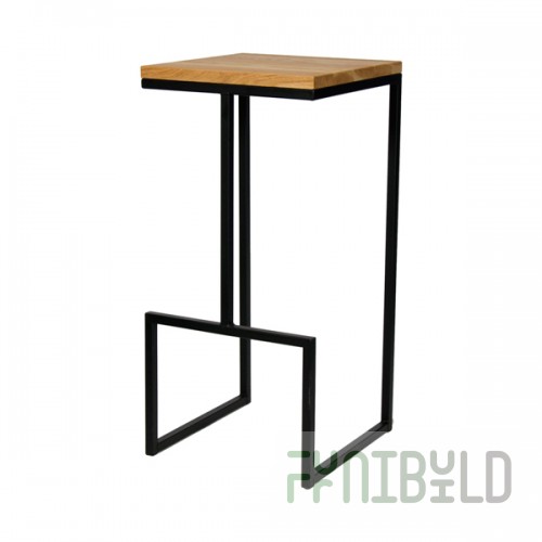Loft-12 H bar stool with footrest