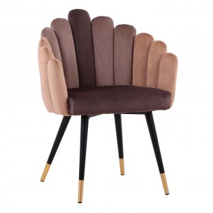 Armchair Camellia chocolate